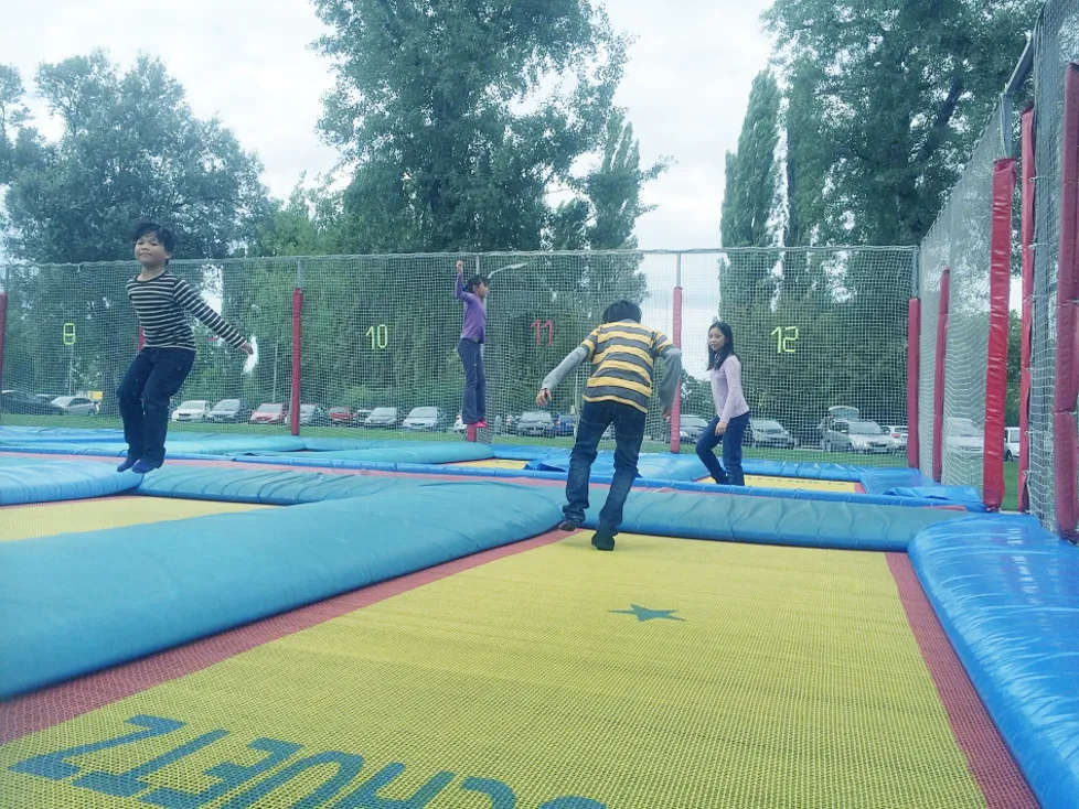 Fun Outdoor Games For Kids, trampoline kids