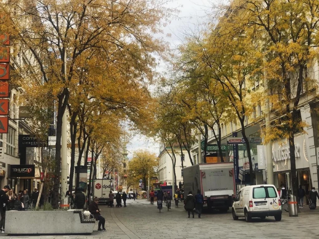 Twenty Years of Beautiful Octobers and Autumns, Mariahilferstrasse Vienna 2019 Autumn