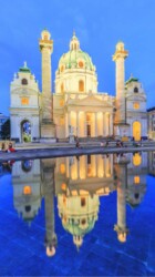 Charles Church by the Water Fountain and Reflecting Pool Charles Church by the Water Fountain and Reflecting Pool