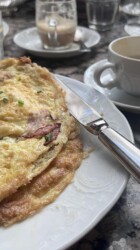 ham and cheese omelette ham and cheese omelette Schwarzenberg Cafe schwarzenberg