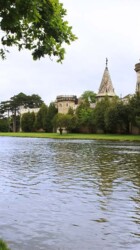 Franzensburg across lake Franzensburg across lake