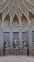 Statues at Franzensburg museum Statues at Franzensburg museum